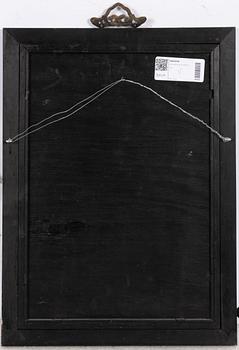 A Chinese reverse glass painting, 20th century.