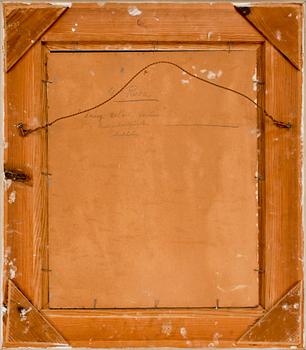 GUNNAR RUDA, olja på pannå, sign.