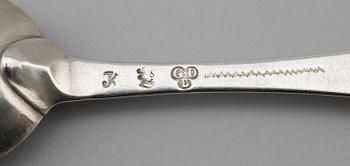 MATSKED, silver, Gottfried Dubois, Stockholm 1722. Vikt ca 59 gram.