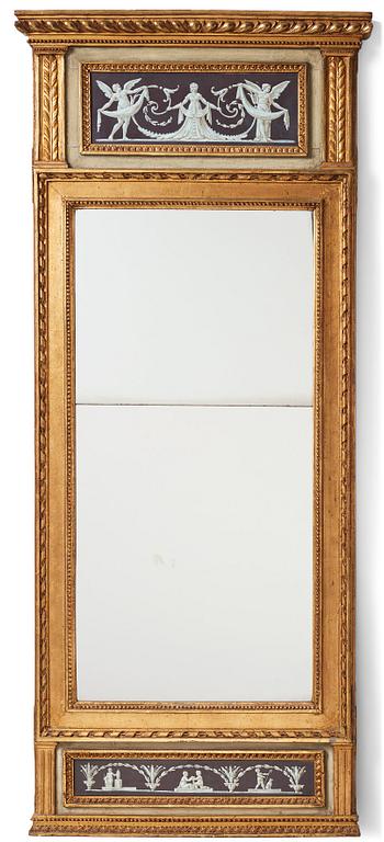Spegel, Stockholmsarbete 1700-talets slut, Sengustaviansk.