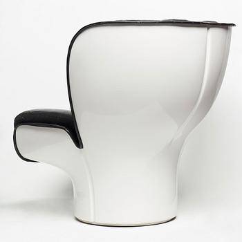 Joe Colombo, an "Elda" lounge chair, for Comfort, Italy 1960-70's.
