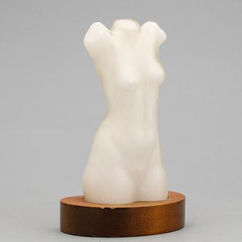 SKULPTUR, glas, Paul Kedelv, Flygsfors glasbruk.