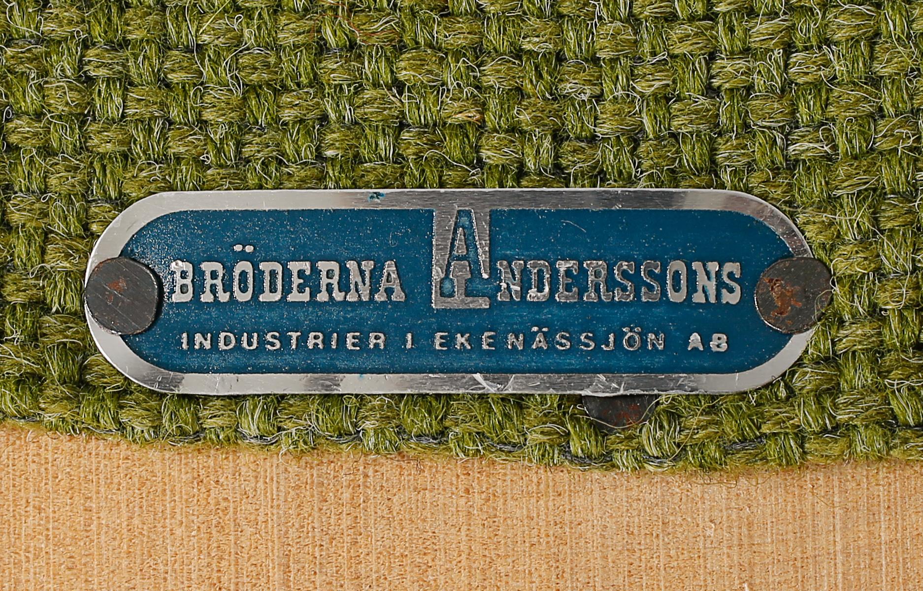 FÅTÖLJER, ett par, "Domus", Inge Andersson, Bröderna Andersson.