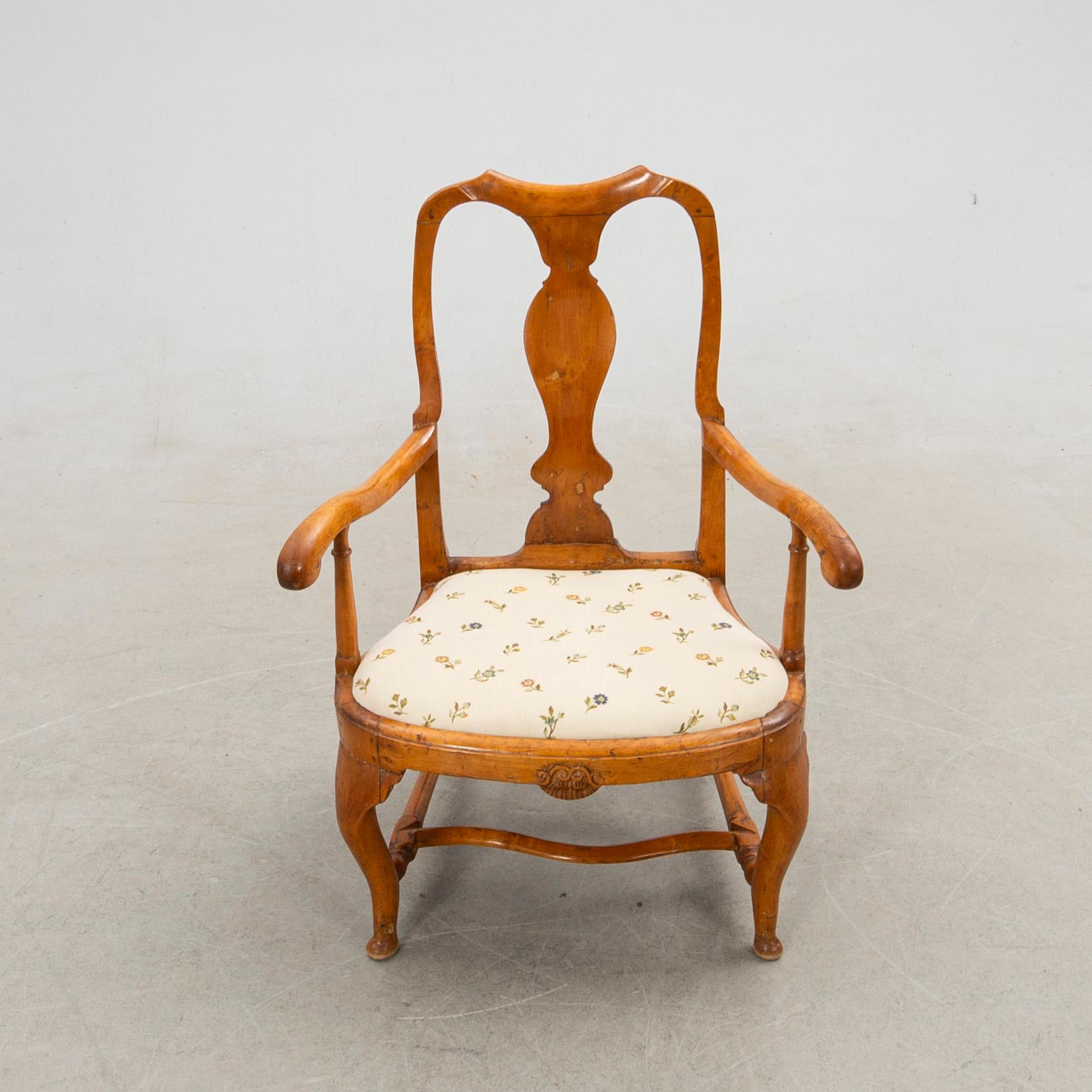 Armchair, Rococo, probably Denmark, 18th century.