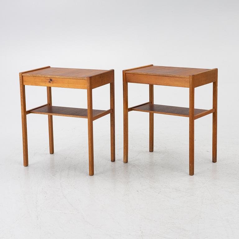 Sängbord, ett par, 1950/60-tal.
