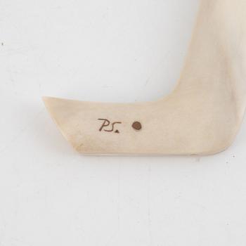 Per Sunna, halvhornskniv, monogramsignerad.