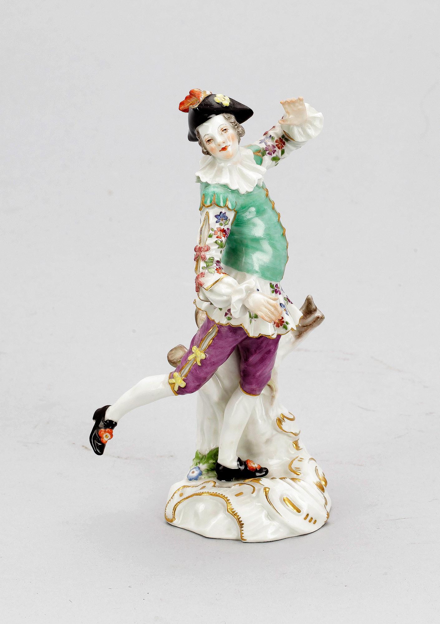 FIGURINER, ett par, porslin. Meissen, 1920-tal.