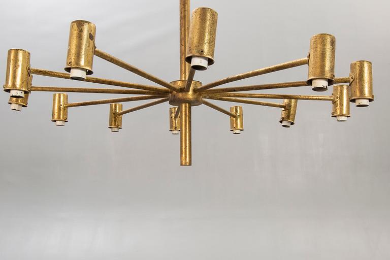 A Hans-Agne Jakobsson ceiling lamp Markaryd Sweden, 1950s-60s.