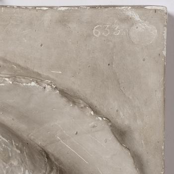 A presumably French 19th century plaster cast of the Nike of the Sandal.