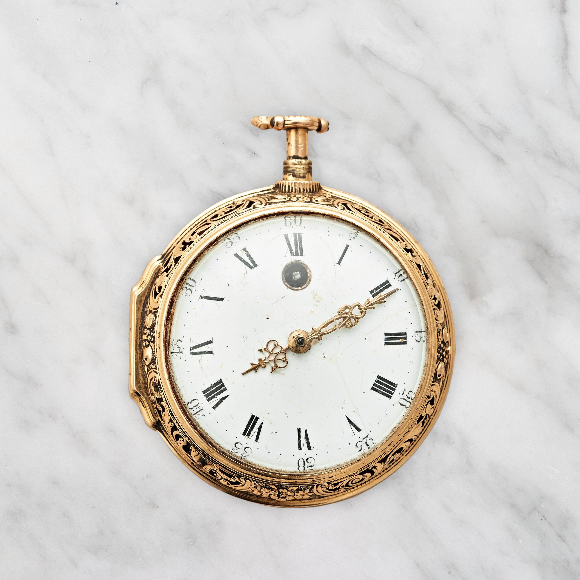 JOSUA WILSON (1688-1733), London, pocket watch, 51 mm, quarter repeating,