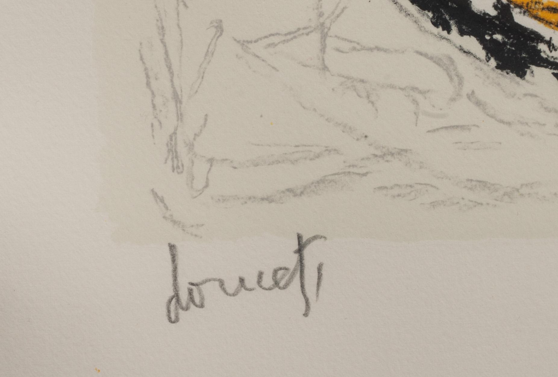 JACQUES DOUCET, färglitografi, sign och numr 30/150.
