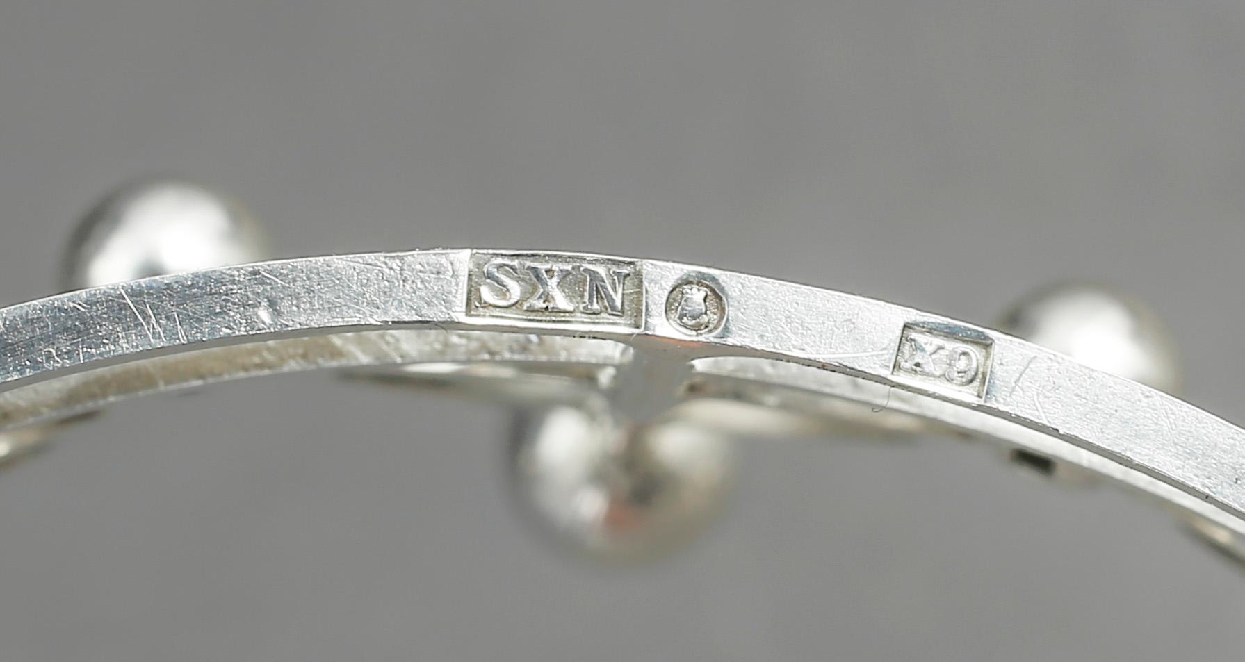 BRUDKRONA, silver, Sander & Nilsson, Stockholm, 1972. vikt ca 60,6g.