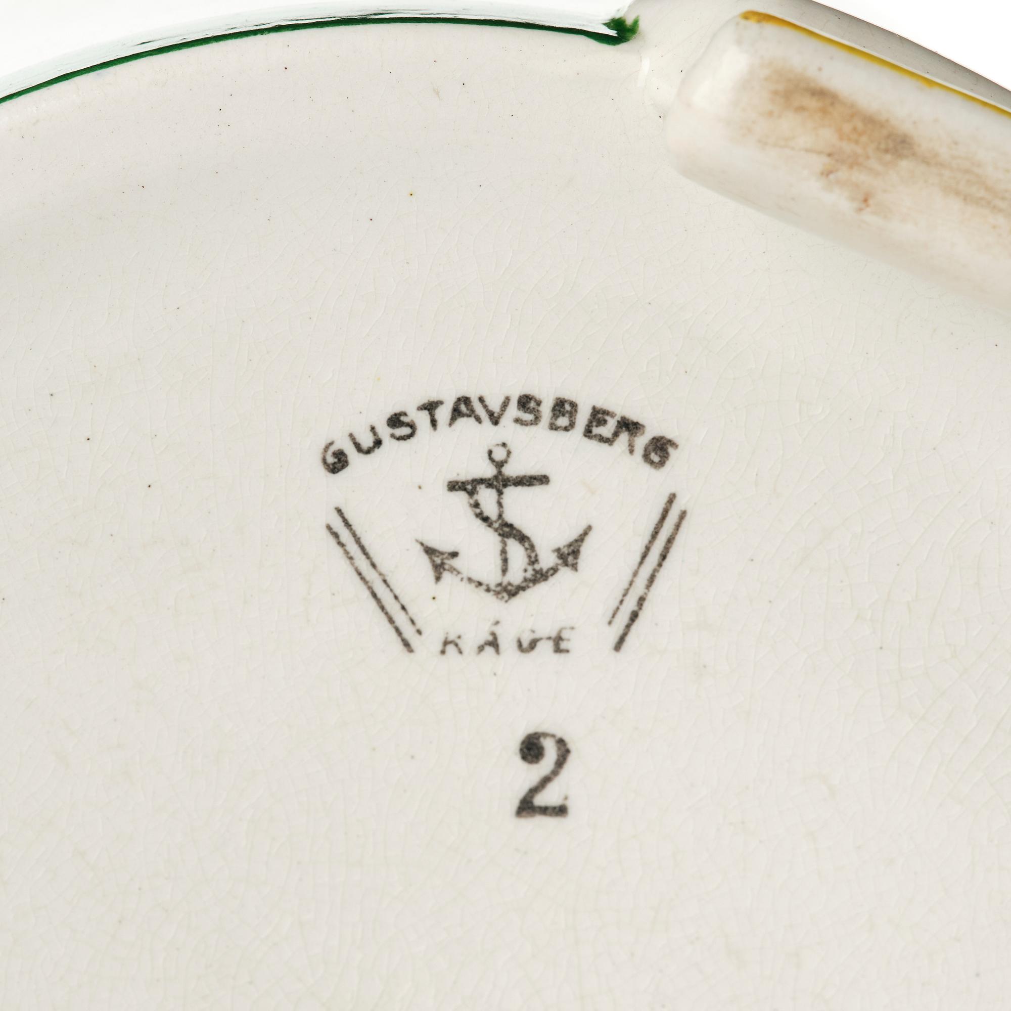 Wilhelm Kåge, outer casing, 2 pieces and bowls, 3 pieces, stoneware, Gustavsberg, most dated 1927-29.