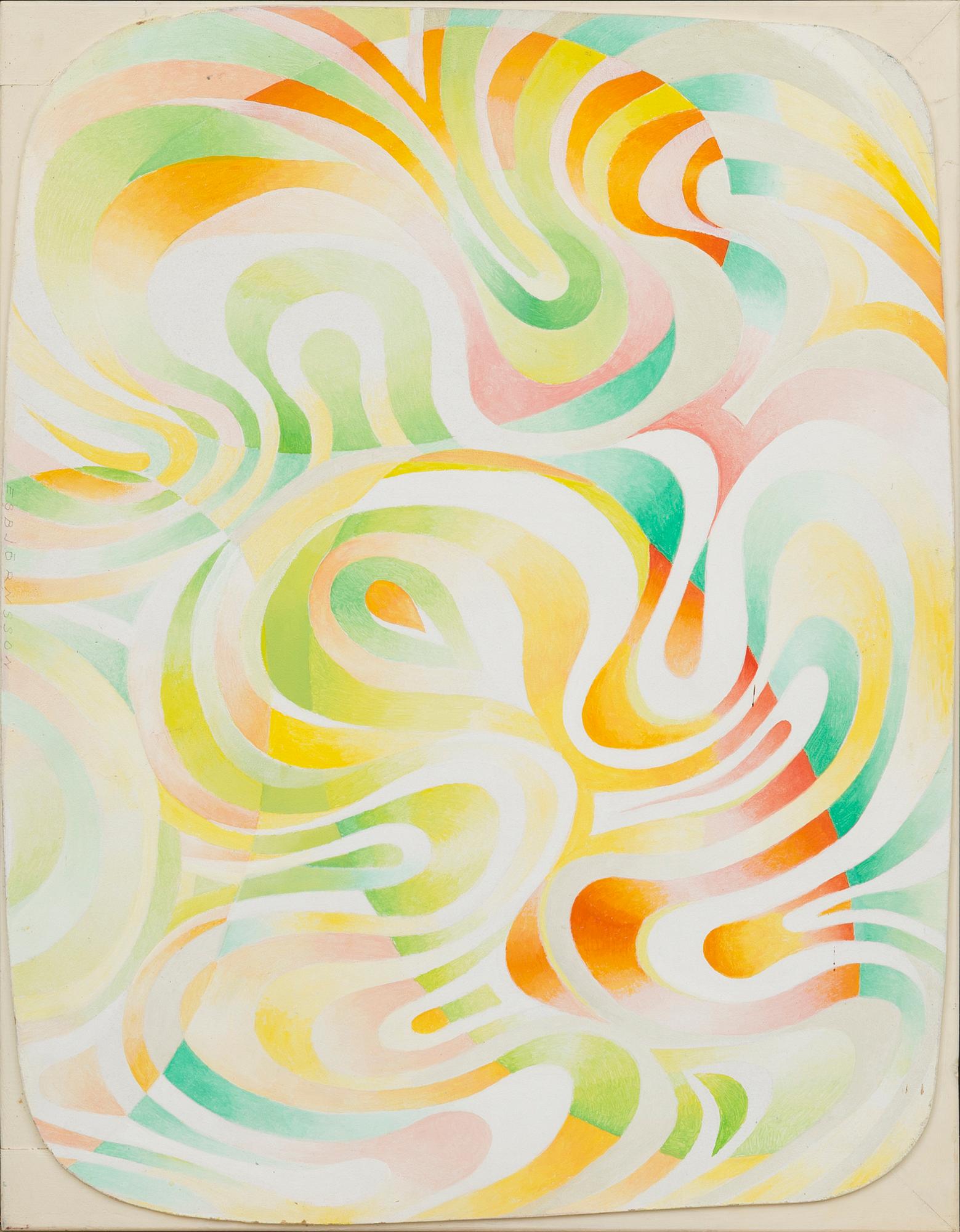 TORSTEN ESBJÖRNSSON, olja på pannå, signerad á tergo,