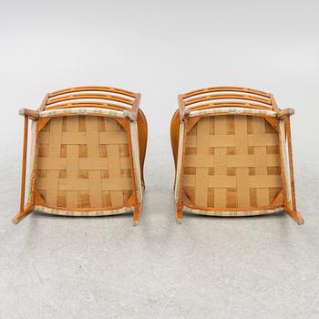 David Rosén, karmstolar, 6 st, "Futura", Nordiska Kompaniet, 1950-tal.