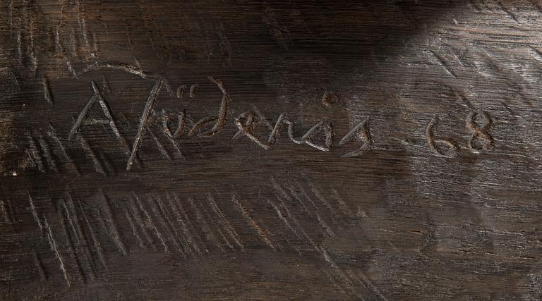 Allan Jäderås, skulptur Kvinna med barn.