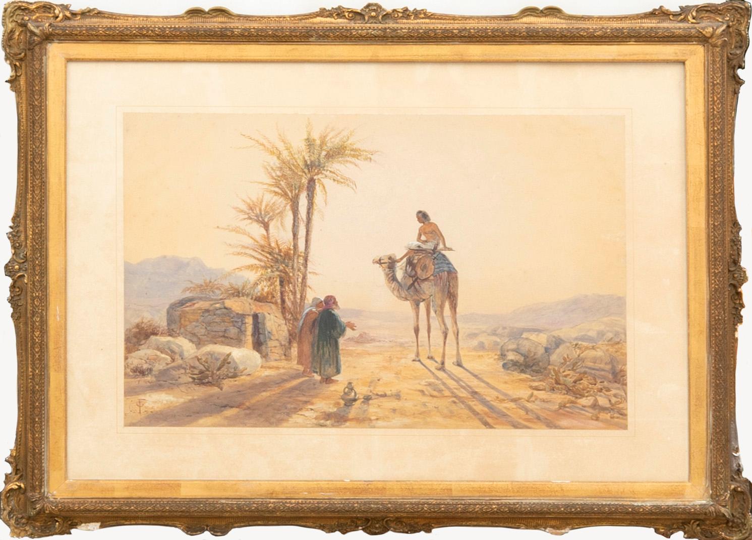 Frederick Goodall, Camel and Bedouins.