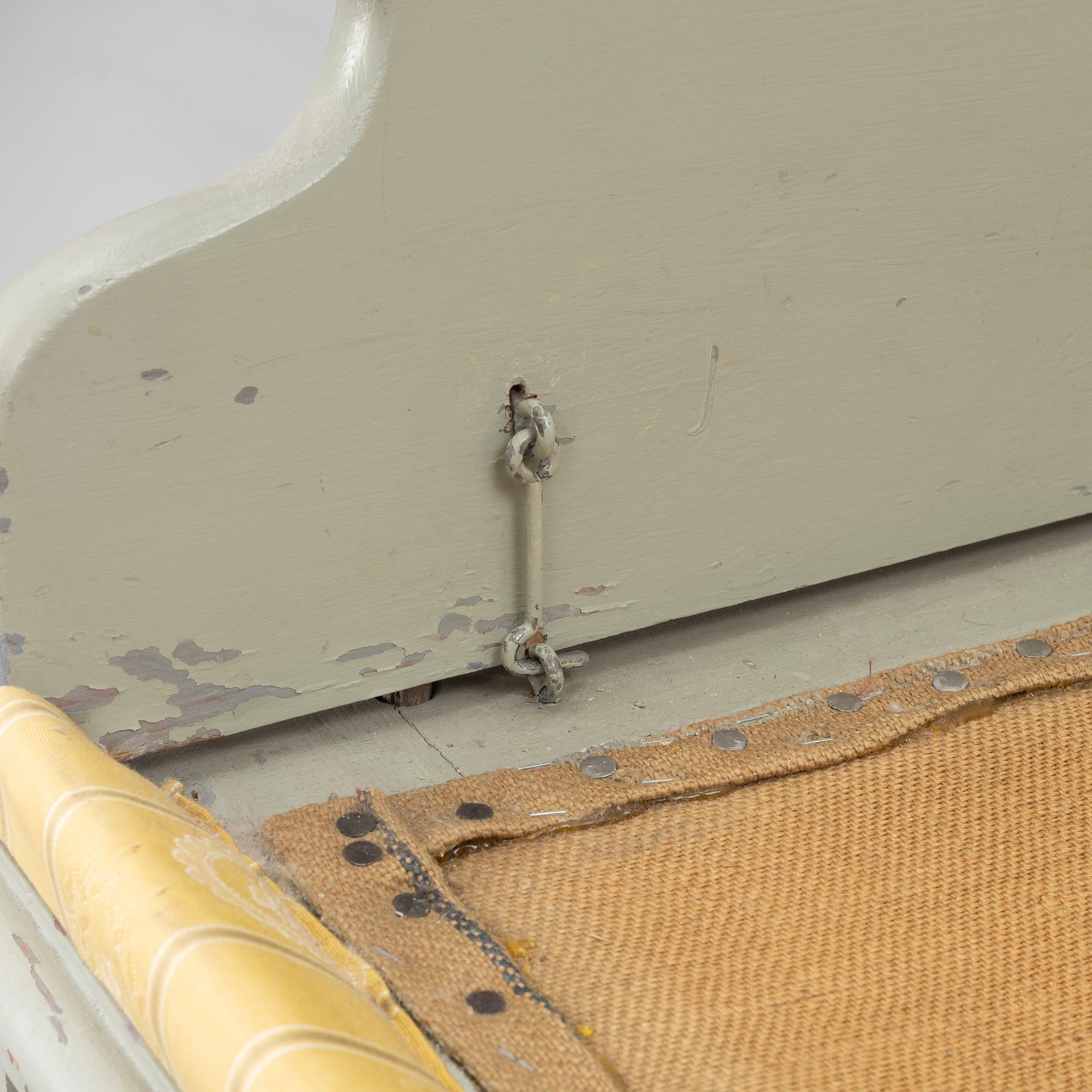 A Gustavian style sofa, 19th century.
