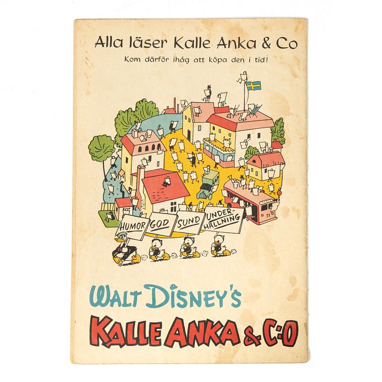 Comic book, Kalle Anka & Co, no. 9, 1949.