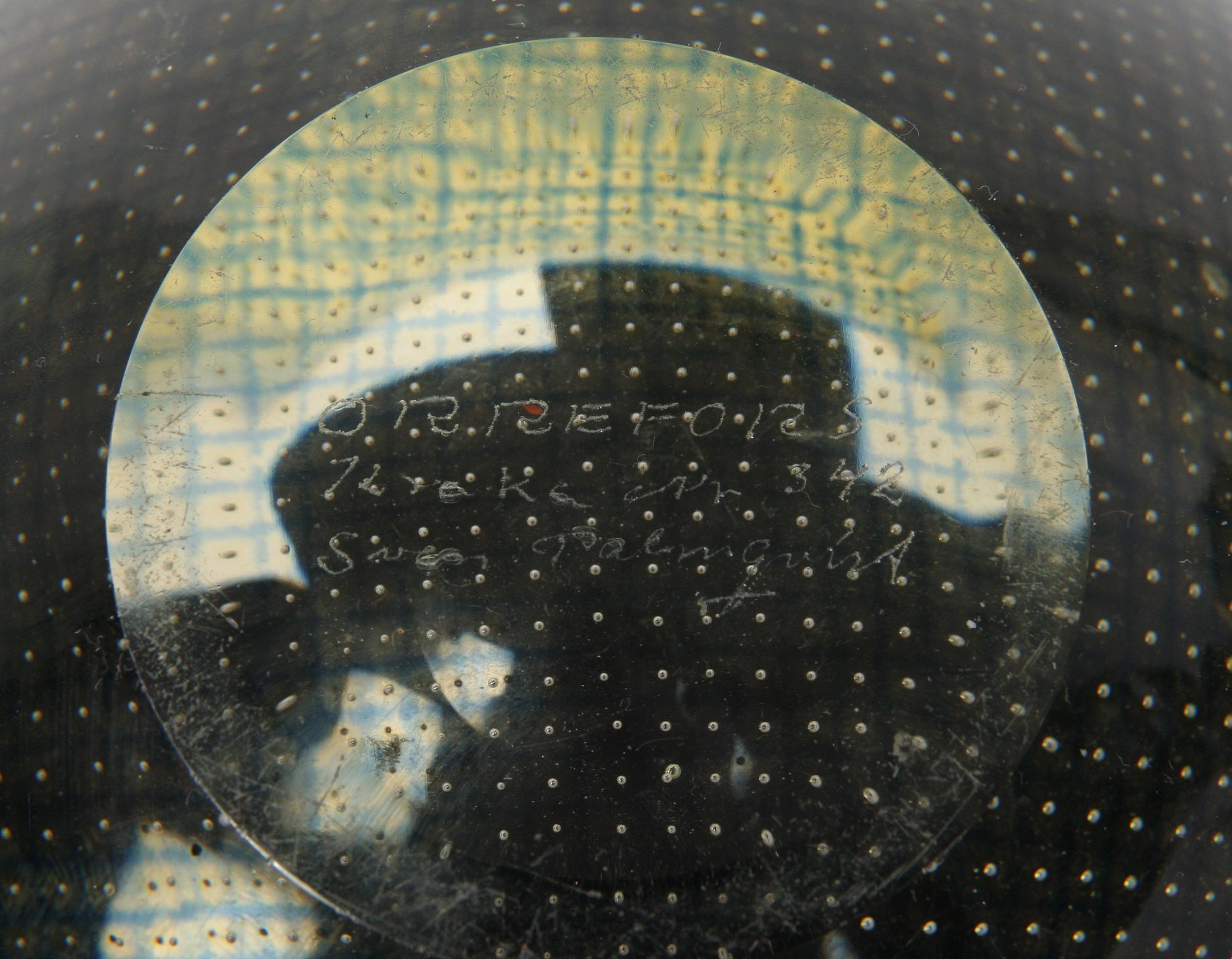 SKÅL, glas, Kraka, Sven Palmquist.