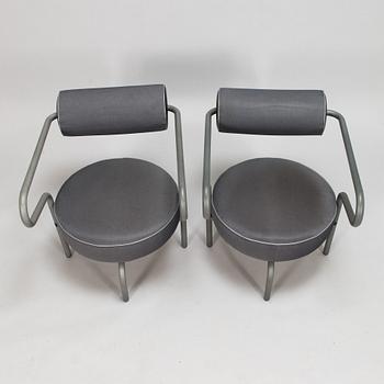 A pair of Danish open armchairs, The Natural Choice, Denmark.