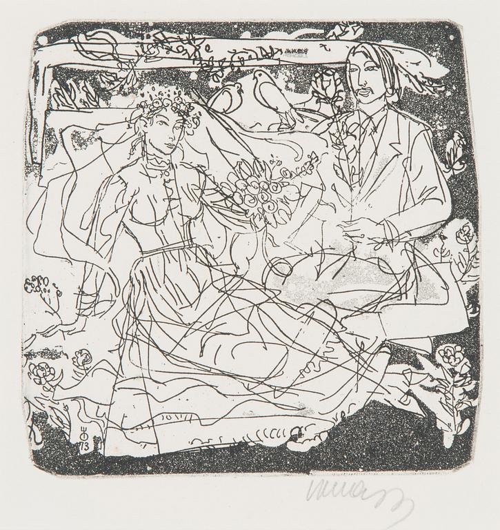 Evald Okas, Two Figures.