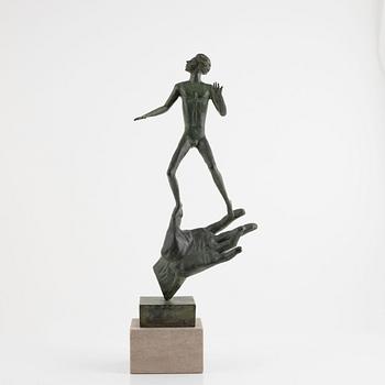 Carl Milles, after, a bronze sculpture.