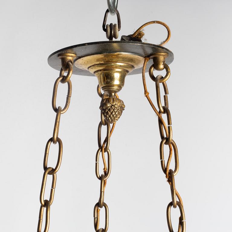 An Empire style chandelier, early 20th Century.