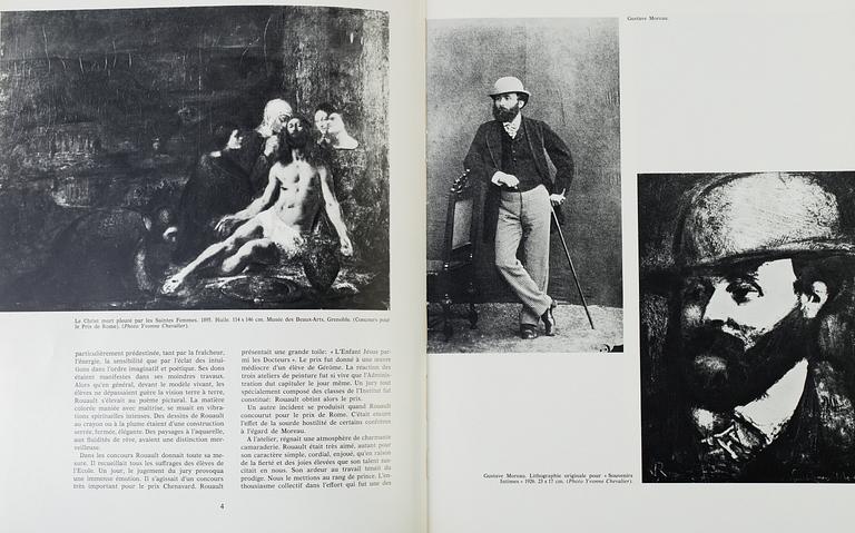 FOUR BOOKS, "Hommage a Georges Rouault, Marino Marini, Max Ernst, Manzù, "XXe siècle, G. di San Lazzaro.