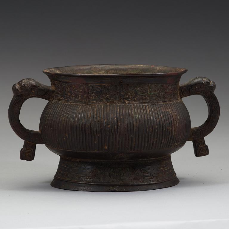 RÖKELSEKAR, brons. Mingdynastin (1368-1644).