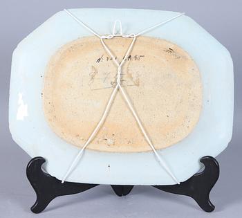 STEKFAT, porslin, Kina, 1700-tal.
