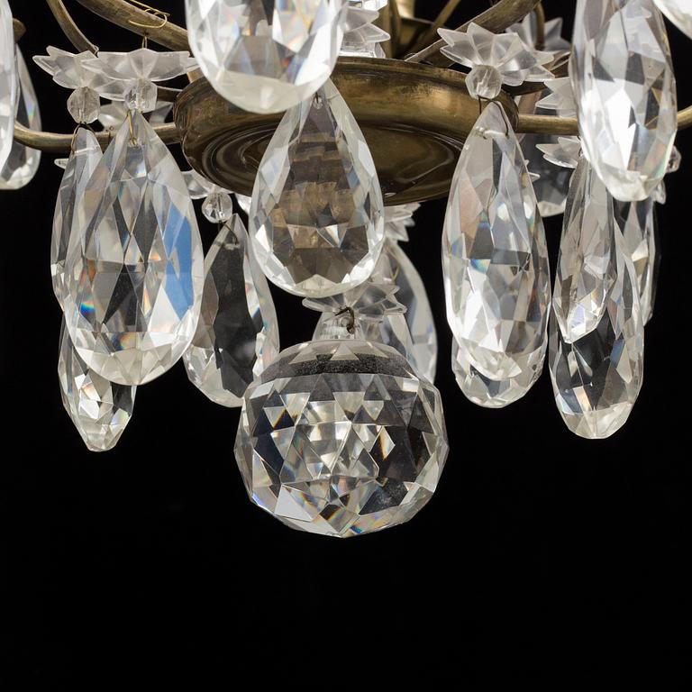 A 20th century Rococo style chandelier.