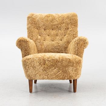 Carl Malmsten, armchair, "Hemmakväll", second half of the 20th century.