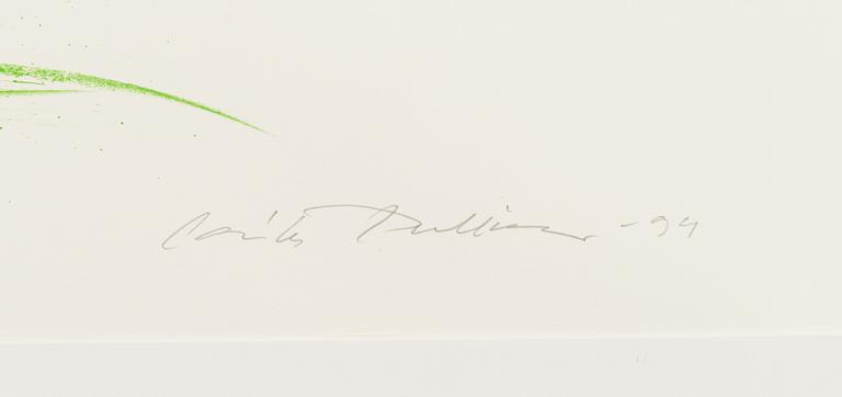 LAILA PULLINEN, litografi, signerad och daterad -94,  numrerad 16/50.