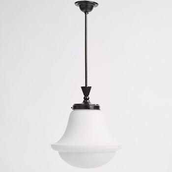 Harald Notini, taklampa, modell "6225". Arvid Böhlmarks Lampfabrik, 1920-30-tal.