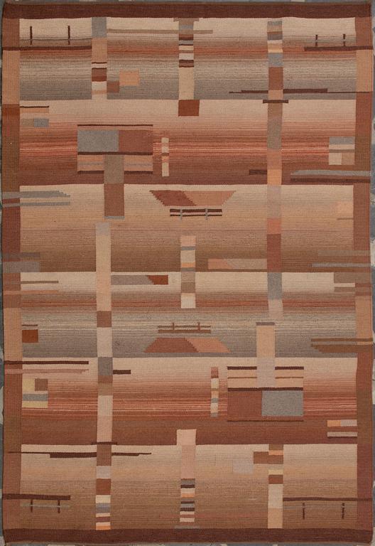 A 1930s Finnish flat weave carpet.