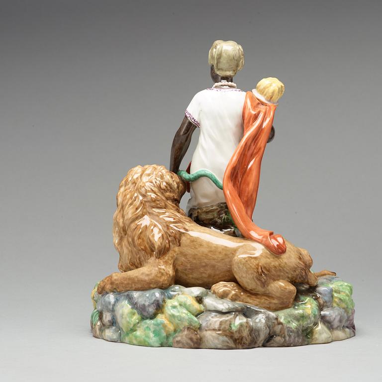 FIGURIN, porslin. Royal Copenhagen, Danmark, tidigt 1900-tal.