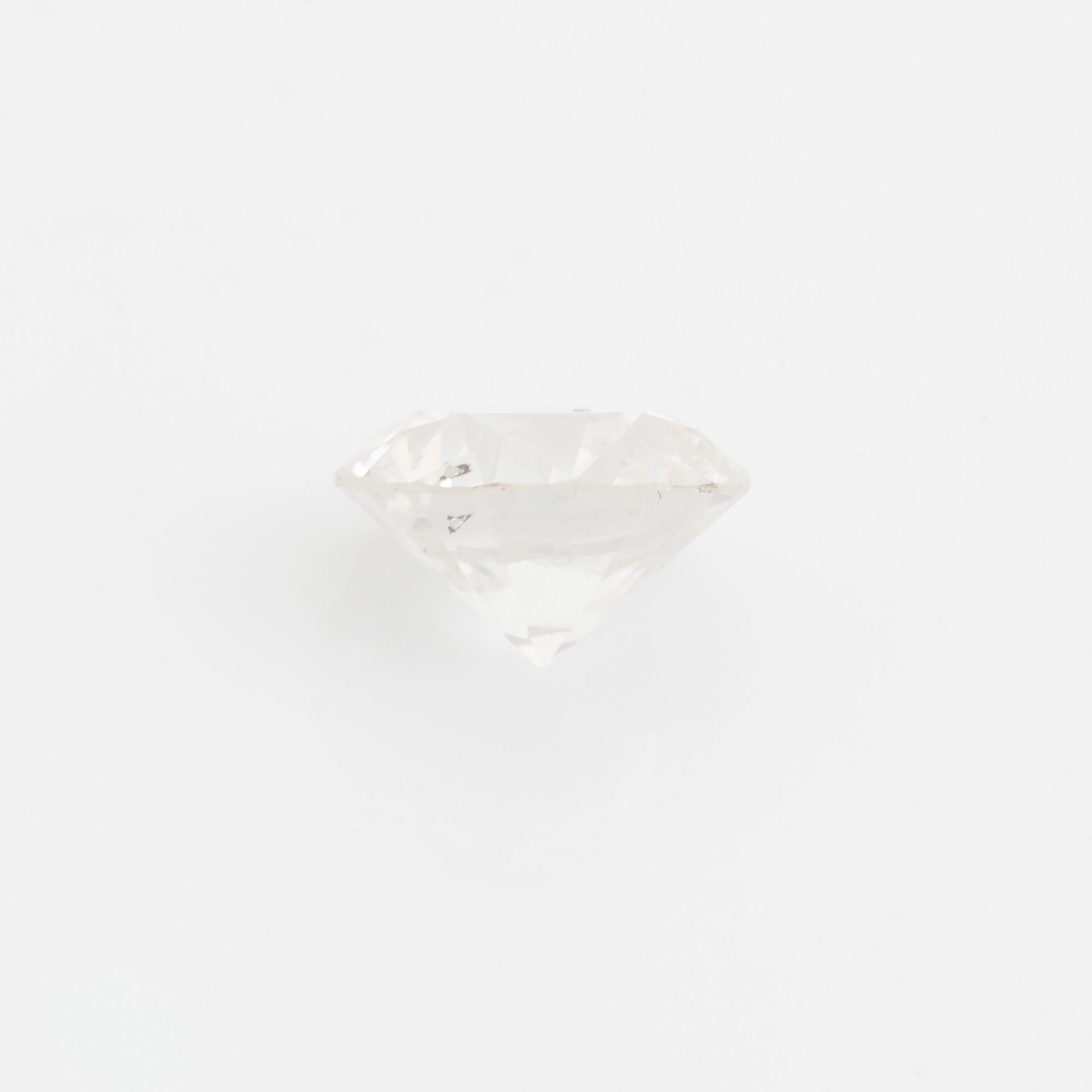 Brilliant cut diamond 1.38 ct.