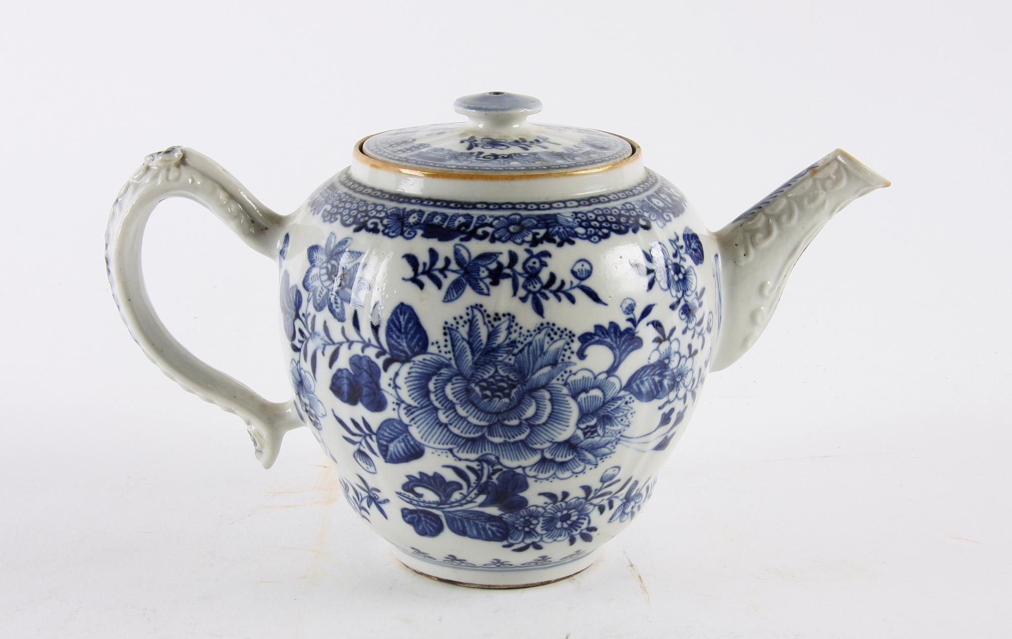TEKANNA, porslin, Kina, 1800-tal.