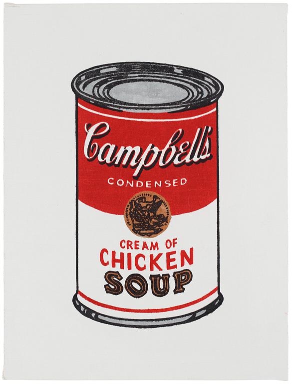 Richard H. Pettibone, "Andy Warhol Campbell´s Soup Can - Chicken Soup".