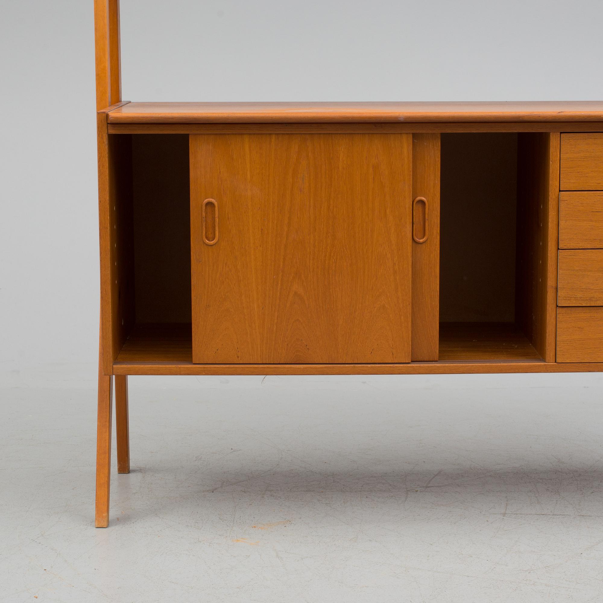 BOKHYLLA, teak, 1950/60-tal.