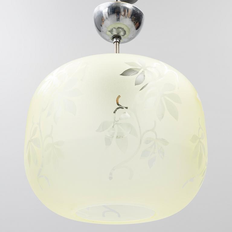 Ceiling lamp. Model A2905. Elektriska AB, Chr Bergh & Co/Cebe for Asea. 1940s.