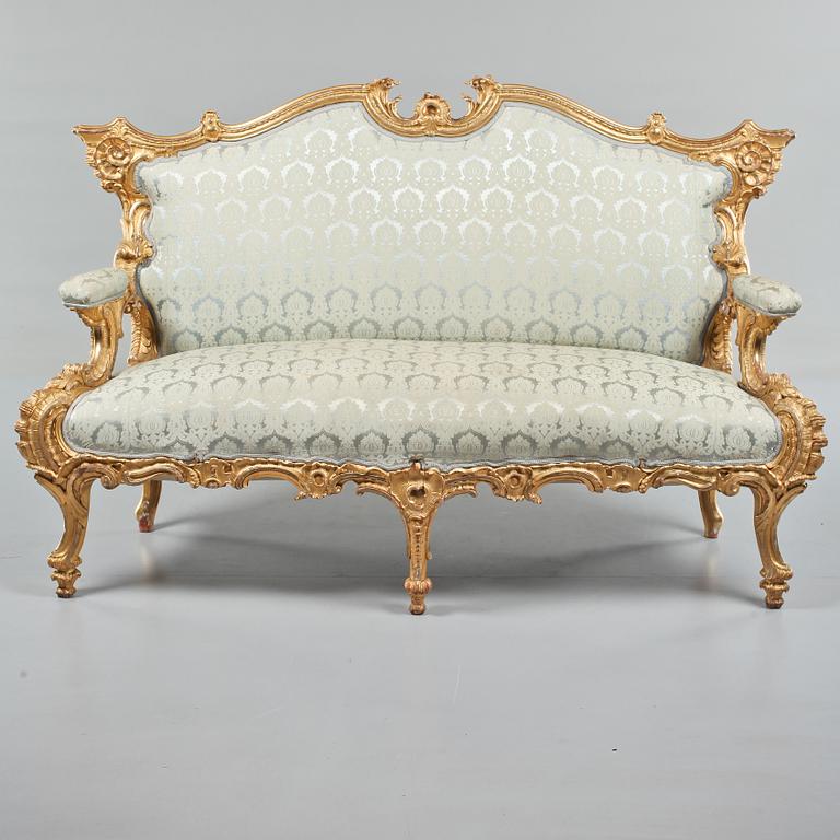 SOFFA, Louis XV-stil, 1900-talets första hälft.