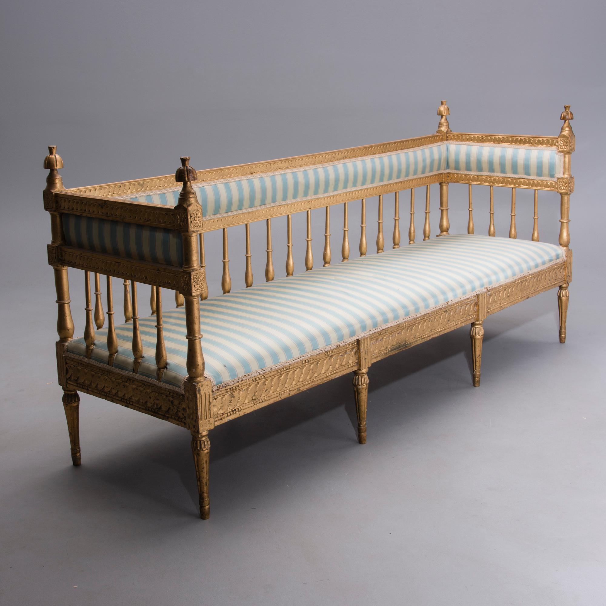 SOFFA, gustaviansk 1700-talets slut.