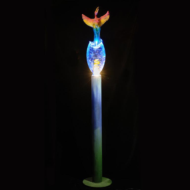 Kjell Engman, a unique glass sculpture, Kosta Boda, Sweden.