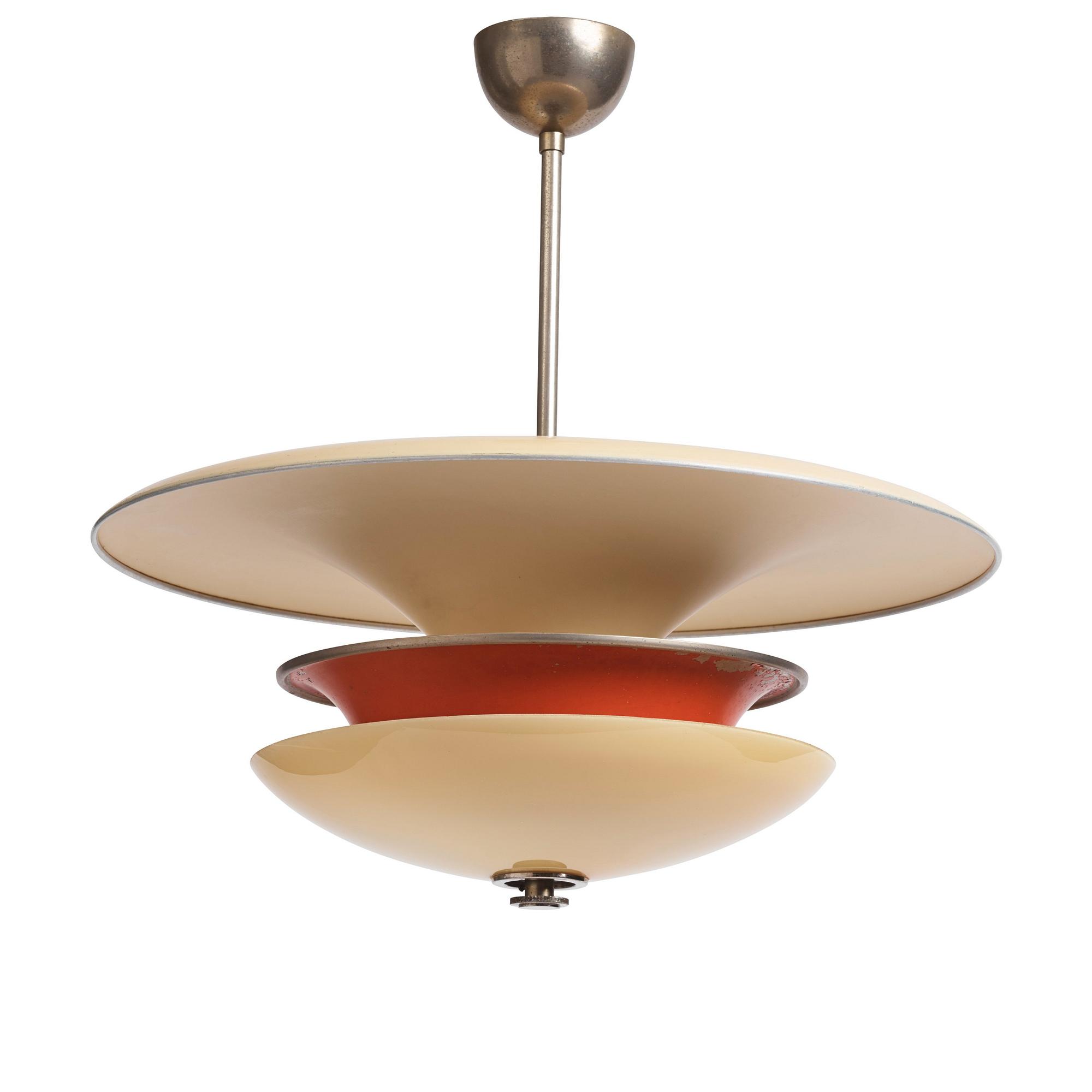 Erik Tidstrand, a ceiling lamp model "28903", Nordiska Kompaniet 1930s.