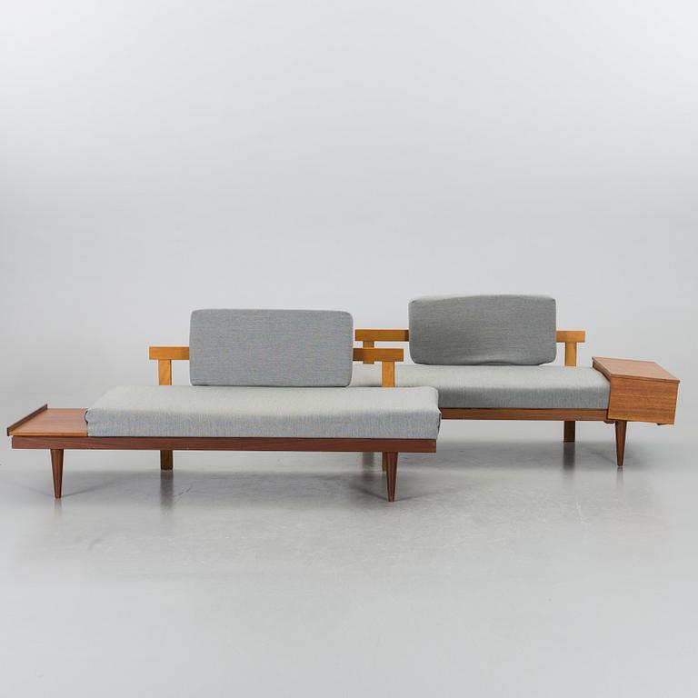 SOFFA/DAGBÄDD 2 dlr Ekornes Svane Norge 1960/70-tal.