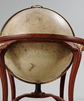 JORDGLOB GLOBUS TERRAQUEUS OCH HIMMELSGLOB GLOBUS COELESTIS, av Anders Åkerman 1766 och Fredrik Akrel 1791.