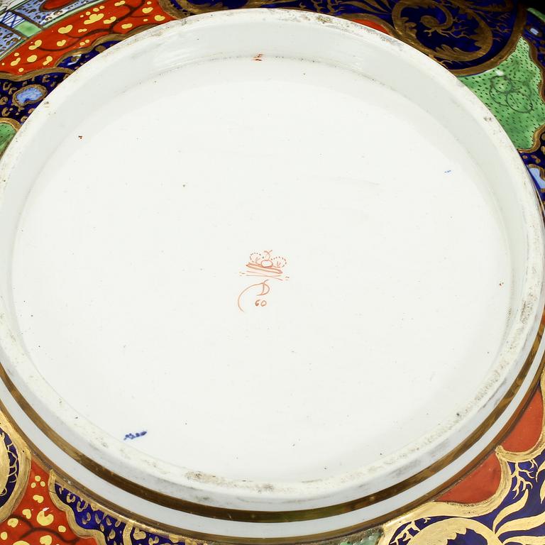 BÅLSKÅL, porslin, sannolikt Tyskland, 1800/1900-tal.