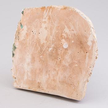 EMIL WIKSTRÖM, patinated plaster sculpture, signed.